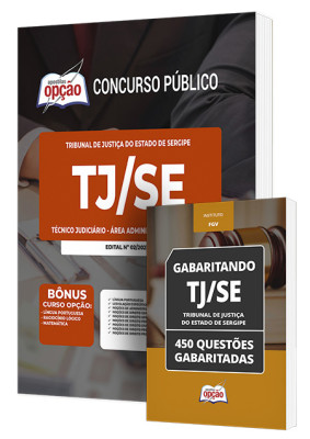 Combo Impresso TJ-SE - Técnico Judiciário - Área Administrativa/Judiciária