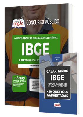 Combo Impresso IBGE - Supervisor de Coleta e Qualidade