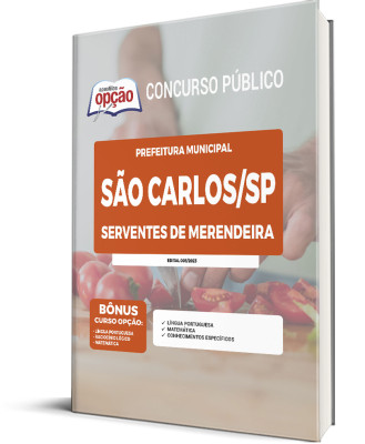 Apostila Prefeitura de São Carlos - SP - Serventes de Merendeira