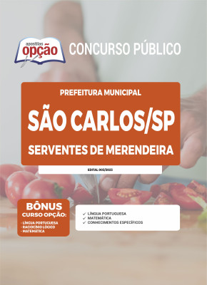 Apostila Prefeitura de São Carlos - SP - Serventes de Merendeira