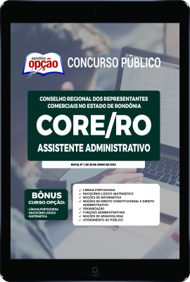 Apostila CORE-RO em PDF - Assistente Administrativo