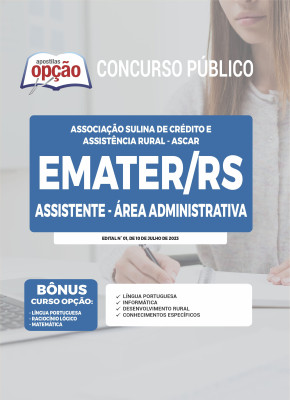 Apostila EMATER-RS - Assistente Administrativo I