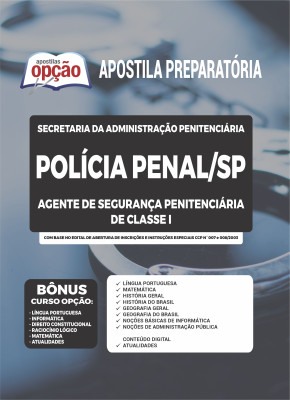 Apostila SAP-SP - Agente de Segurança Penitenciária de Classe I