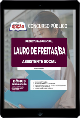 Apostila Prefeitura de Lauro de Freitas - BA em PDF - Assistente Social
