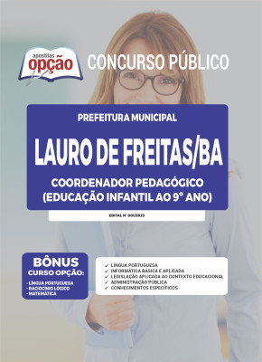 Apostila Prefeitura de Lauro de Freitas - BA - Coordenador Pedagógico (Educação Infantil ao 9º ano)