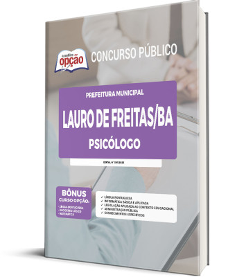 Apostila Prefeitura de Lauro de Freitas - BA - Psicólogo