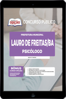 Apostila Prefeitura de Lauro de Freitas - BA em PDF - Psicólogo
