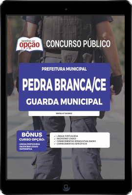 Apostila Prefeitura de Pedra Branca - CE em PDF - Guarda Municipal