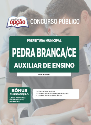 Apostila Prefeitura de Pedra Branca - CE - Auxiliar de Ensino