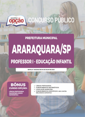 Apostila Prefeitura de Araraquara - SP - Professor I - Educação Infantil