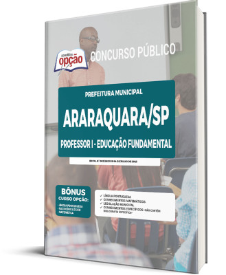 Apostila Prefeitura de Araraquara - SP - Professor I - Ensino Fundamental
