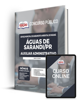 Apostila Águas de Sarandi - PR - Auxiliar Administrativo