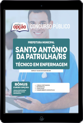 Apostila Prefeitura de Santo Antônio da Patrulha - RS em PDF - Técnico em Enfermagem
