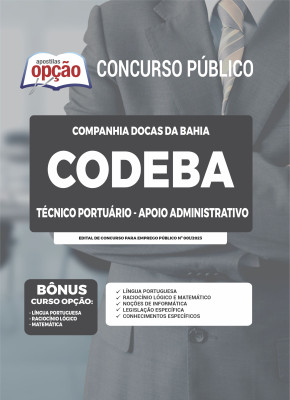 Apostila CODEBA - Técnico Portuário - Apoio Administrativo