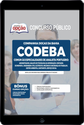 Apostila CODEBA em PDF - Comum às Especialidades de Analista Portuário