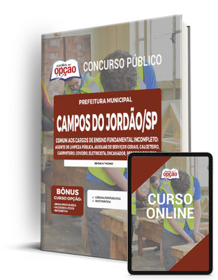 Apostila Prefeitura de Campos do Jordão - SP - Comum aos Cargos de Ensino Fundamental Incompleto