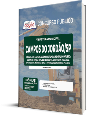 Apostila Prefeitura de Campos do Jordão - SP - Comum aos Cargos de Ensino Fundamental Completo