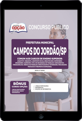 Apostila Prefeitura de Campos do Jordão - SP em PDF - Comum aos Cargos de Ensino Superior