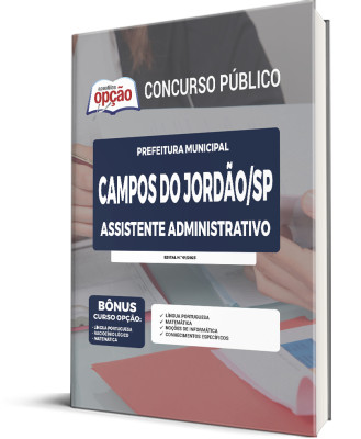 Apostila Prefeitura de Campos do Jordão - SP - Assistente Administrativo