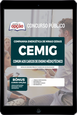 Apostila CEMIG em PDF - Comum aos Cargos de Ensino Médio/Técnico
