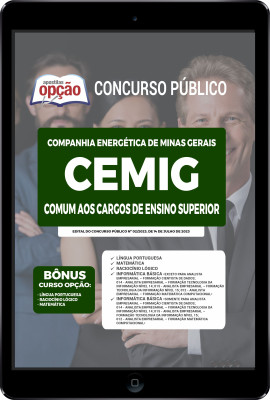 Apostila CEMIG em PDF - Comum aos Cargos de Ensino Superior