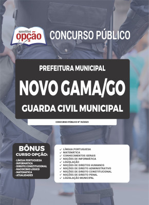 Apostila Prefeitura de Novo Gama - GO - Guarda Civil Municipal