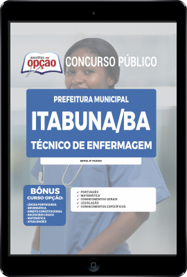 Apostila Prefeitura de Itabuna - BA em PDF - Técnico de Enfermagem