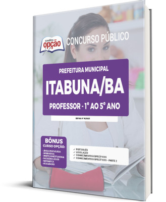 Apostila Prefeitura de Itabuna - BA - Professor - 1º ao 5º ano