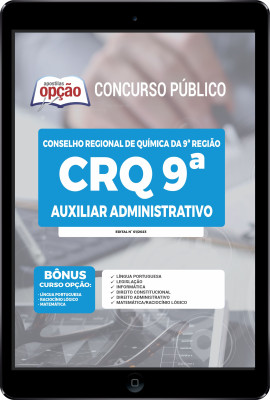Apostila CRQ 9 em PDF - Auxiliar Administrativo