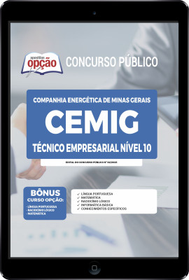 Apostila CEMIG em PDF - Técnico Empresarial - Nível 10