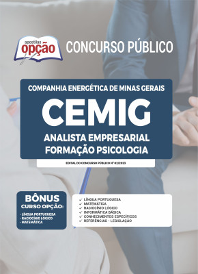 Apostila CEMIG - Analista Empresarial - Formação: Psicologia