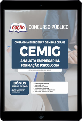 Apostila CEMIG em PDF - Analista Empresarial - Formação: Psicologia