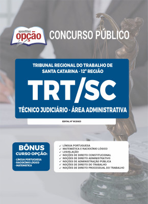 Apostila TRT-SC - Técnico Judiciário - Área Administrativa