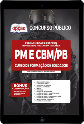 Apostila PM-PB e CBM-PB em PDF - Curso de Formação de Soldados