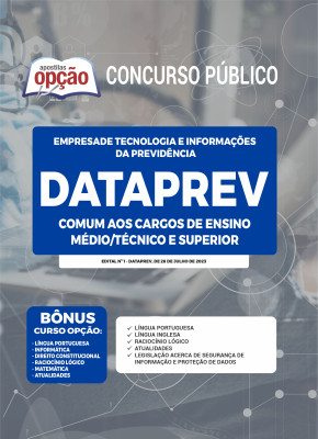 Apostila Dataprev - Comum aos Cargos de Ensino Médio/Técnico e Superior