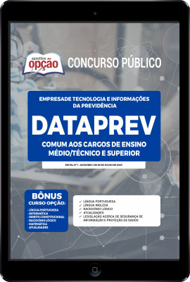 Apostila Dataprev em PDF - Comum aos Cargos de Ensino Médio/Técnico e Superior