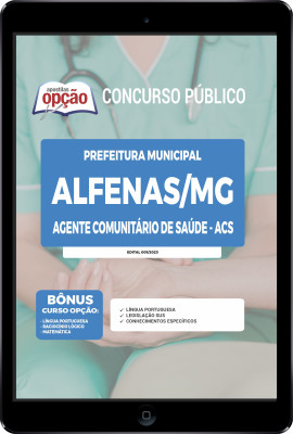 Apostila Prefeitura de Alfenas - MG em PDF - Agente Comunitário de Saúde - ACS