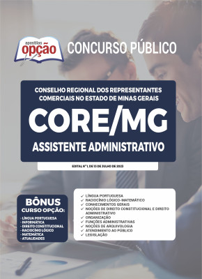 Apostila CORE-MG - Assistente Administrativo