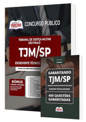 Combo Impresso TJM-SP - Escrevente Técnico Judiciário