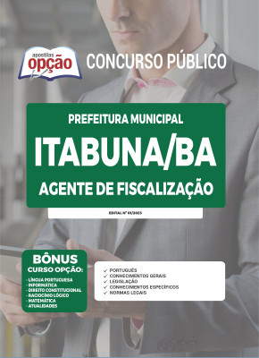 Apostila Prefeitura de Itabuna - BA - Agente de Fiscalização