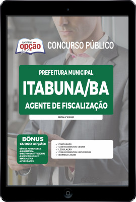 Apostila Prefeitura de Itabuna - BA em PDF - Agente de Fiscalização