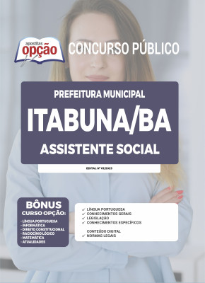 Apostila Prefeitura de Itabuna - BA - Assistente Social