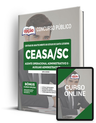 Apostila CEASA-SC - Agente Operacional Administrativo II - Auxiliar Administrativo