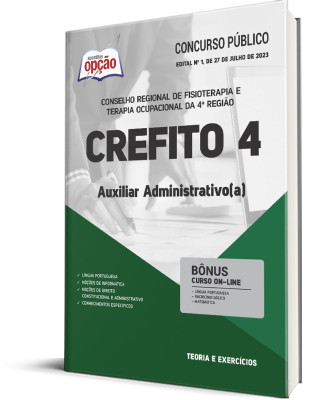 Apostila CREFITO 4 - Auxiliar Administrativo (a)