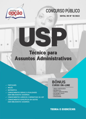 Apostila USP - Técnico para Assuntos Administrativos