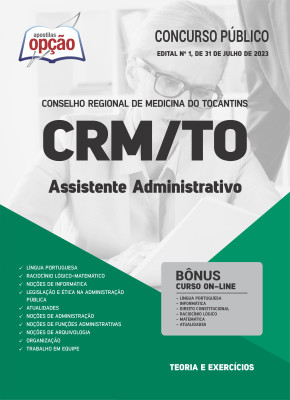 Apostila CRM-TO - Assistente Administrativo
