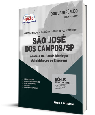 Apostila Prefeitura de São José dos Campos - SP - Analista em Gestão Municipal/Administração de Empresas