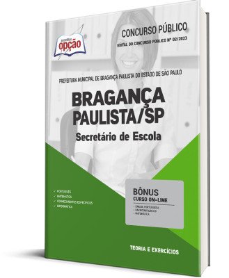 Apostila Prefeitura de Bragança Paulista - SP - Secretário de Escola