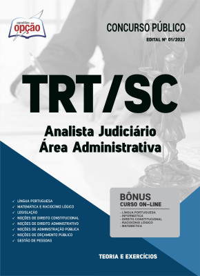 Apostila TRT-SC - Analista Judiciário - Área Administrativa