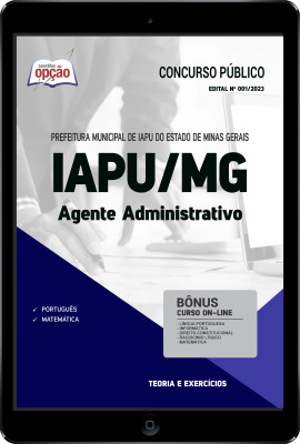 Apostila Prefeitura de Iapu - MG em PDF - Agente Administrativo